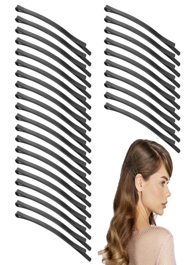 Tyqour 30pcs Black Jumbo Bobby Pins, 3.35 Inch Long Bobby Pins for Thick Updo Hair, Metal Hair Clips Hairpins Hair Accessories for Women, Long Hair Pins Hair Clips Hairpins Hair Accessories - Image 1